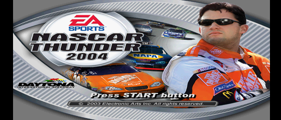 NASCAR Thunder 2004 Title Screen